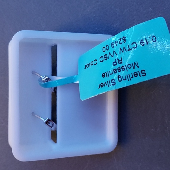 Elegant Silver Hoop Earrings #16 - Picture 3 of 4